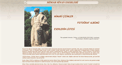 Desktop Screenshot of mimarsinaneserleri.com